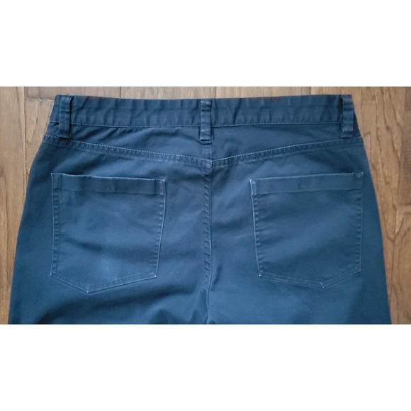 Theory Men's Navy Comfort Tech Chino‎ Flat Front Straight Leg Pants Size 30x30 - Picture 5 of 5